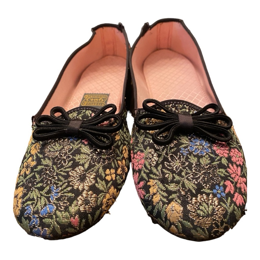1960’s Brocade Daniel Green house Slippers